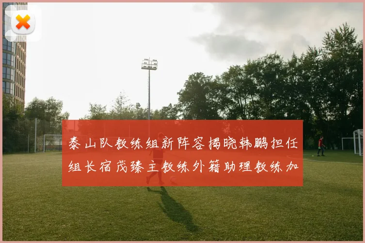 泰山队教练组新阵容揭晓韩鹏担任组长宿茂臻主教练外籍助理教练加盟